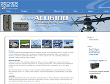 Tablet Screenshot of becker-avionics.info